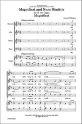 Magnificat and Nunc Dimittis SATB choral sheet music cover